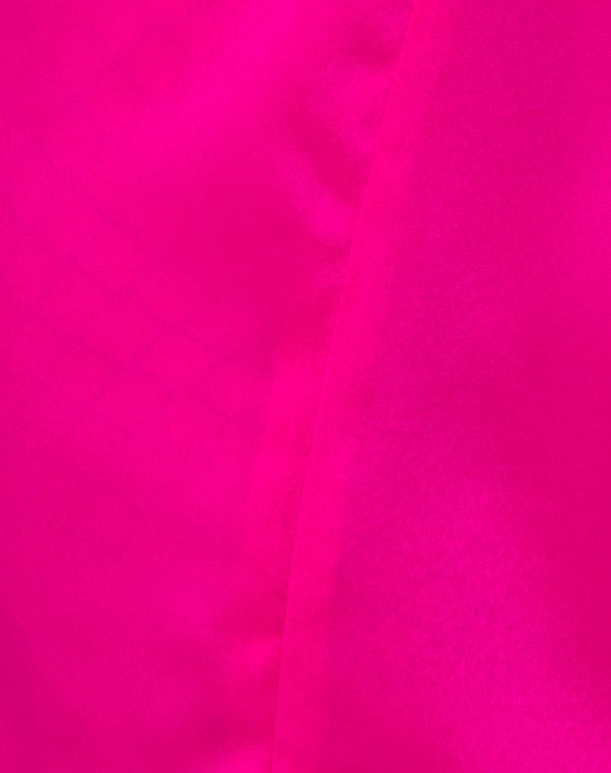 Afbeelding van Batista Slipjurk in Fuchsia Satijn Roze