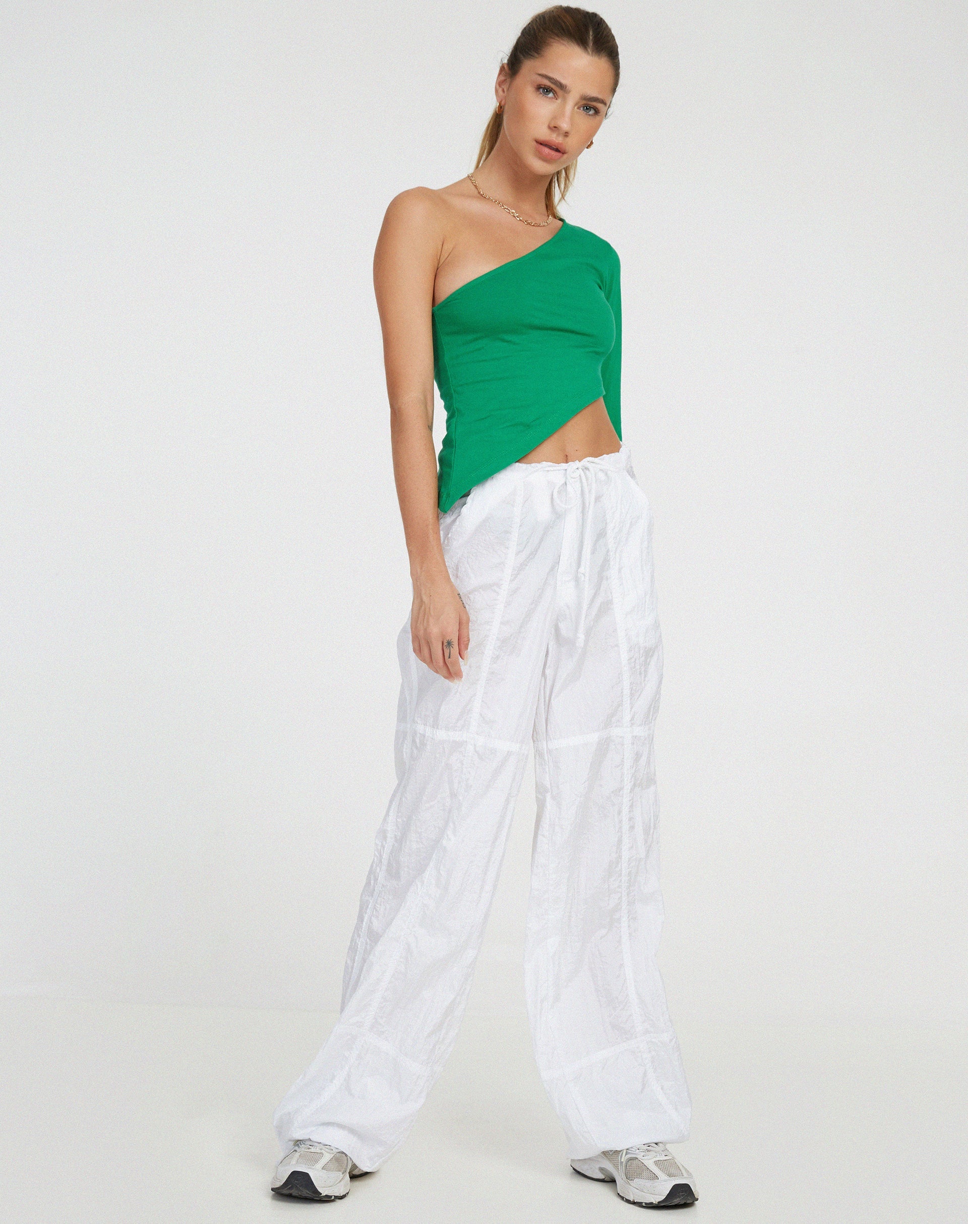 Afbeelding van Baylee Crop Top in Bush Green