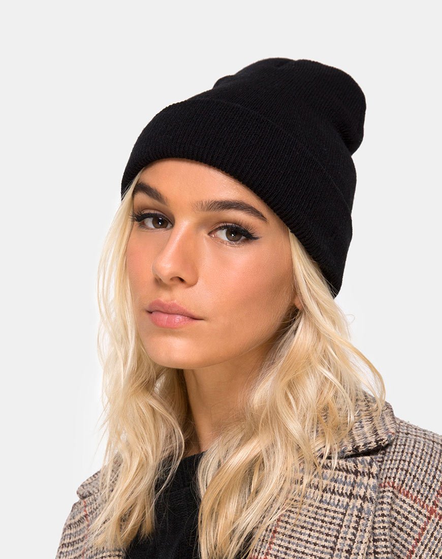 Afbeelding van Beanie muts in zwart