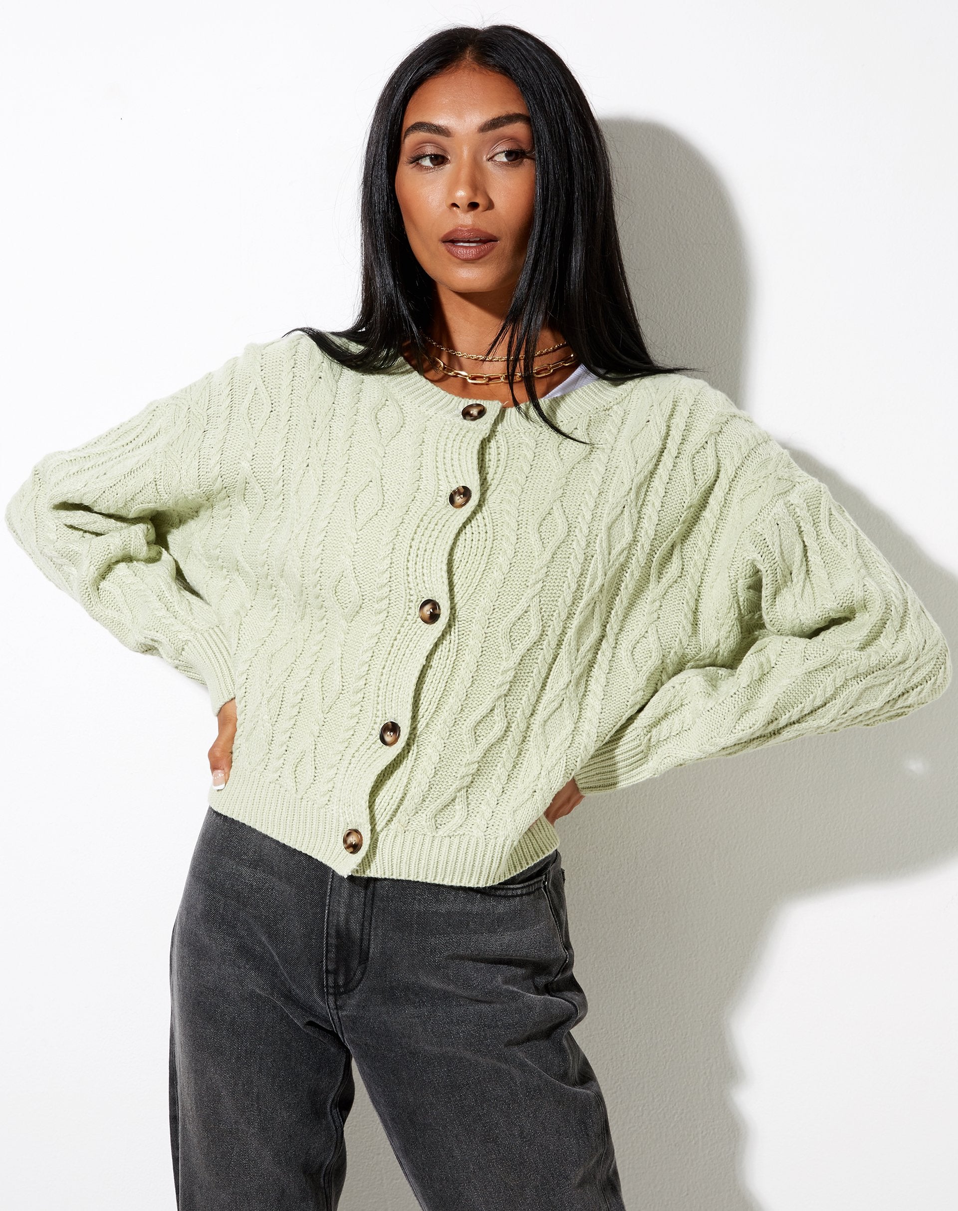 Afbeelding van Beira Cardi in Mint