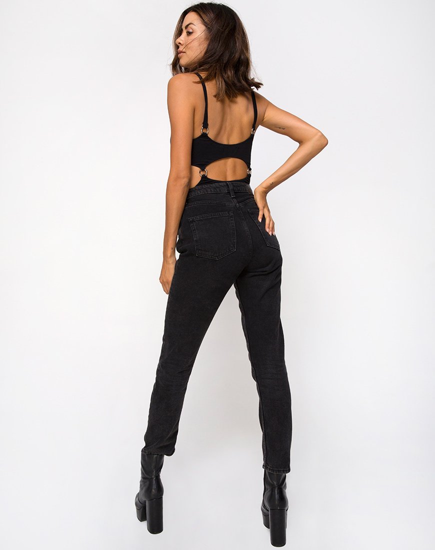 Afbeelding van Belina Cutout Bodice in Zwart