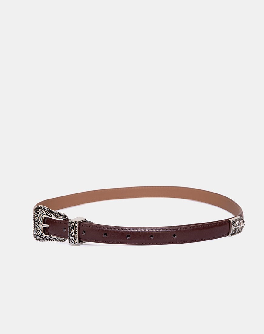 Afbeelding van Bruine Vintage Western Riem