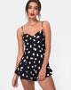 Afbeelding van Berji Playsuit in Diana Dot Zwart