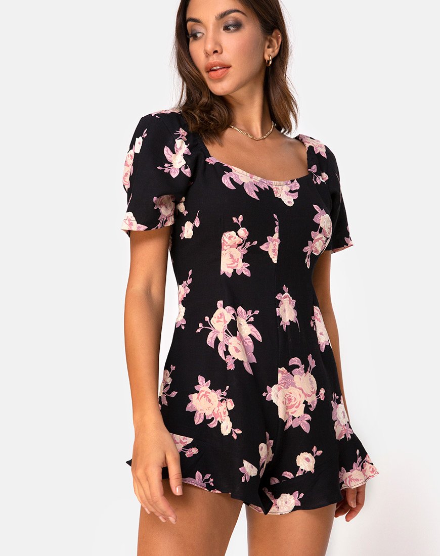 Afbeelding van Bersho Playsuit in Vintage Rose Pink
