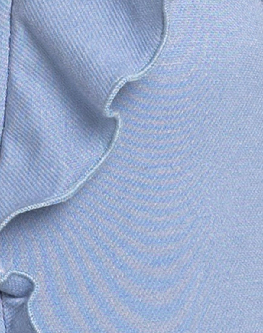 Afbeelding van Beth Plunge Zwempak in Denim Look Light Wash