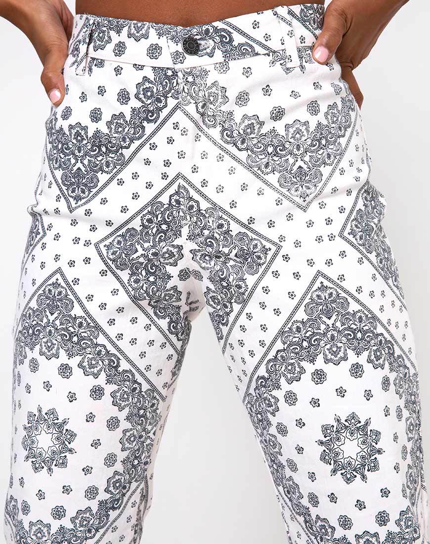 Afbeelding van Beth Broek in Bandana Ecru Plaatsing