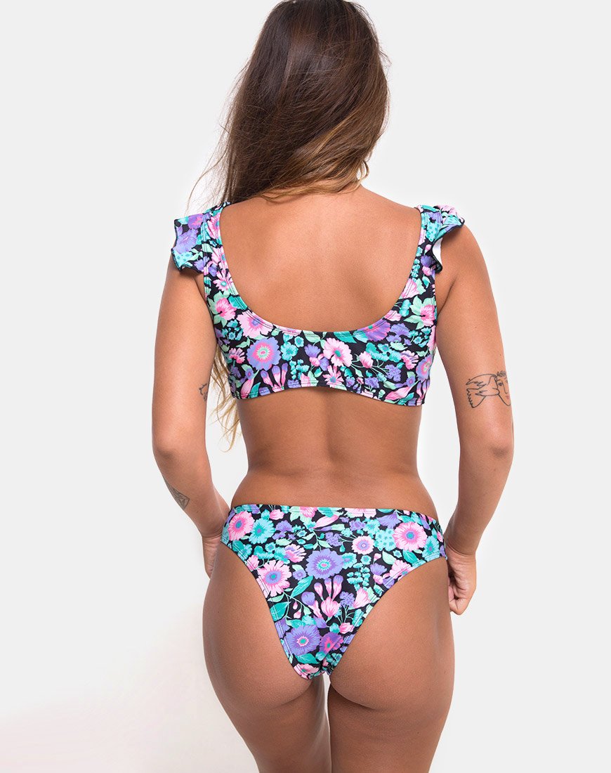 Bev Bikinitop in Verlicht gebloemd