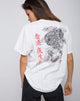 Afbeelding van Big Boy T-shirt in HK Night Life Wit