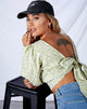 Afbeelding van Bija Crop Top in Botanic Mint Foam