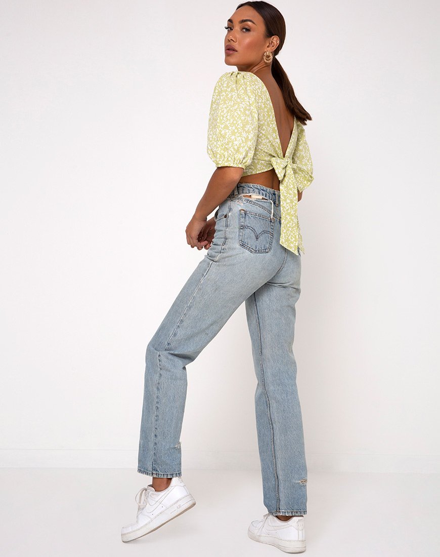 Afbeelding van Bija Crop Top in Botanic Mint Foam