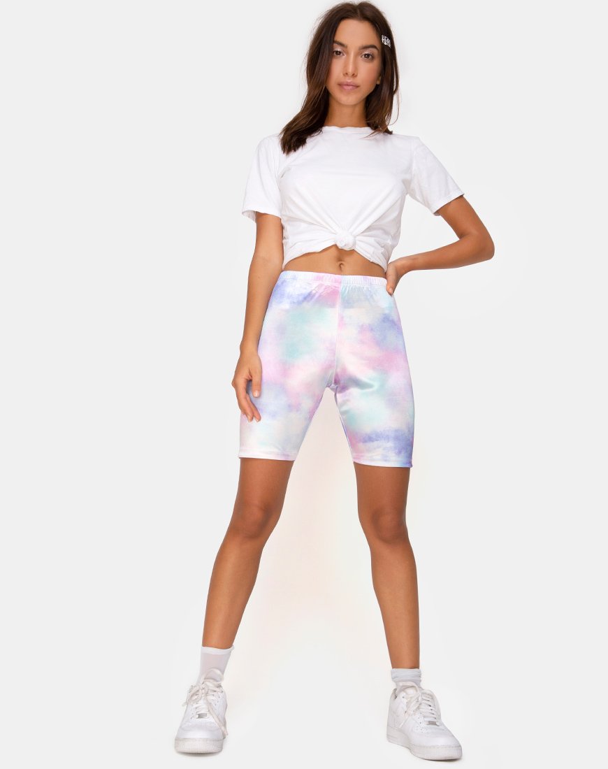 Afbeelding van Bike Short in Pastel Tie Dye