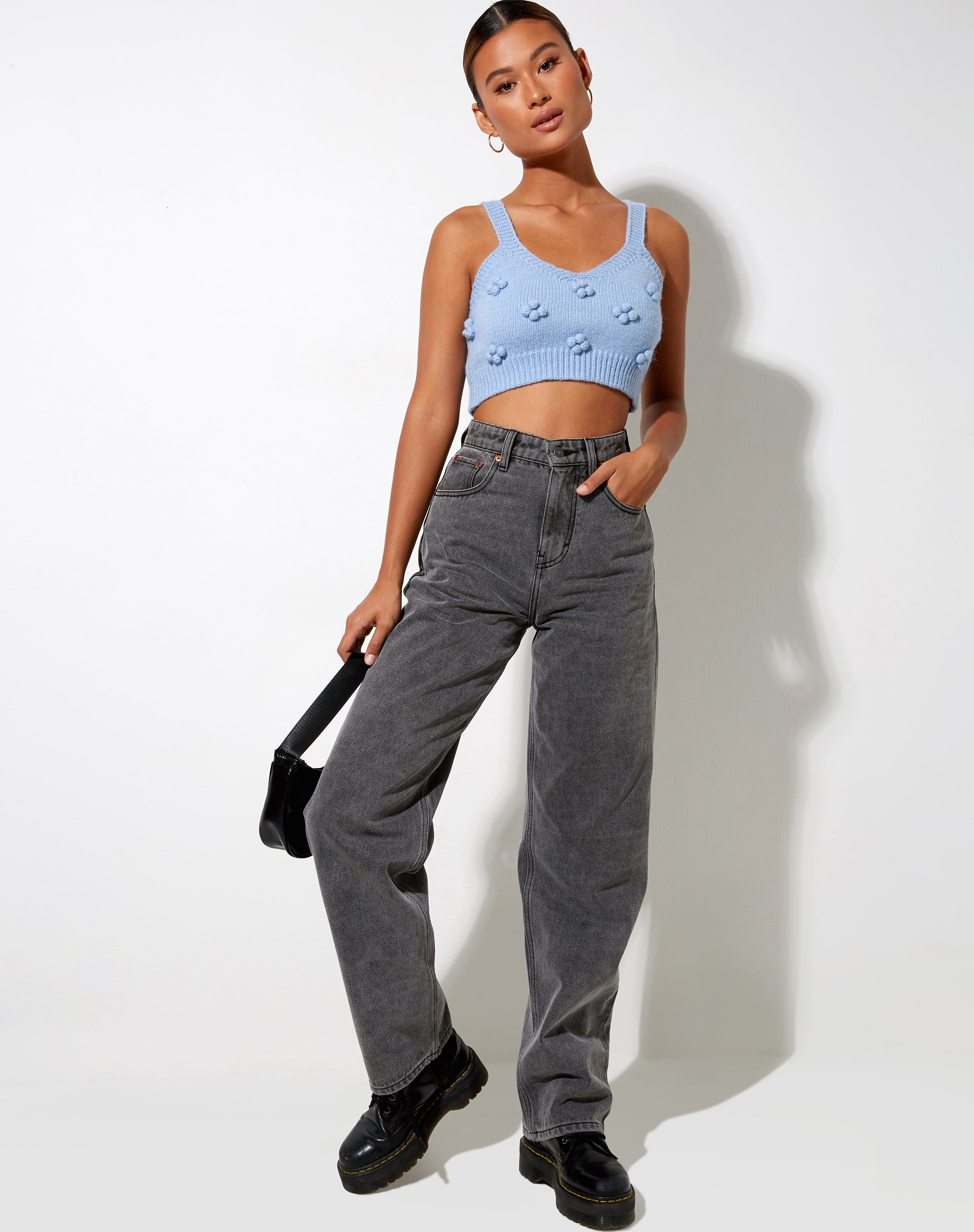 Afbeelding van Birra Crop Top in Baby Blue