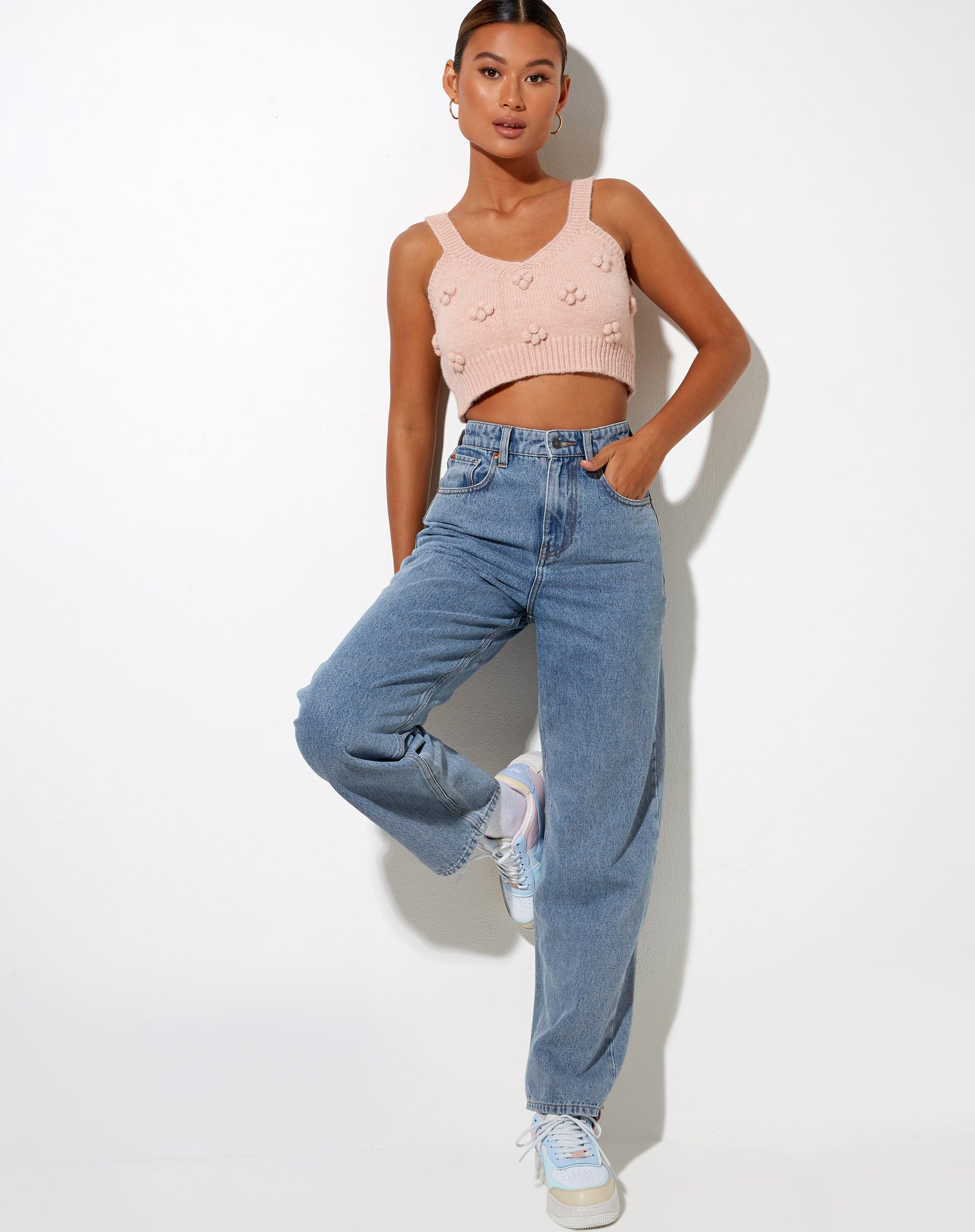 Afbeelding van Birra Crop Top in Zacht Roze
