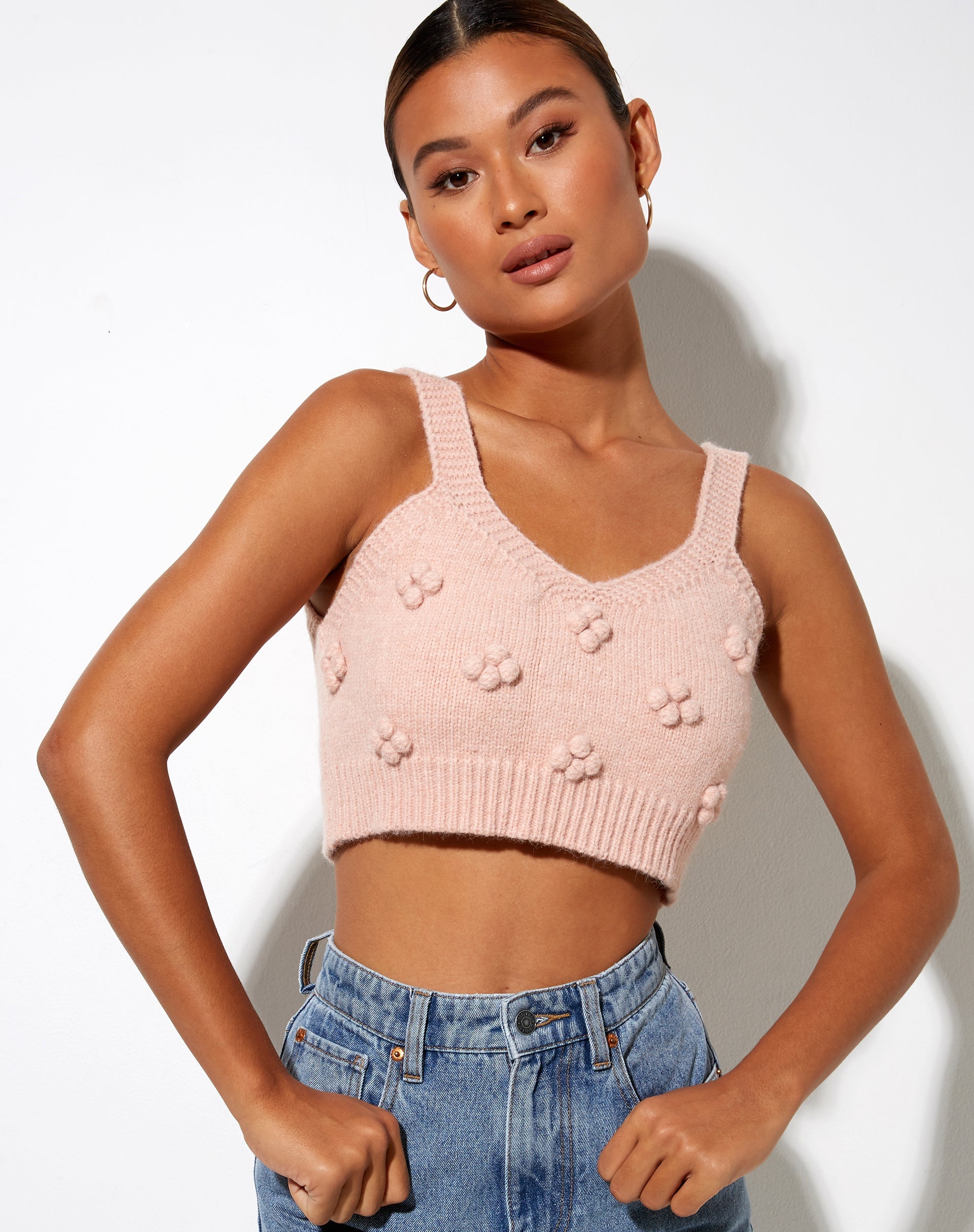 Afbeelding van Birra Crop Top in Zacht Roze