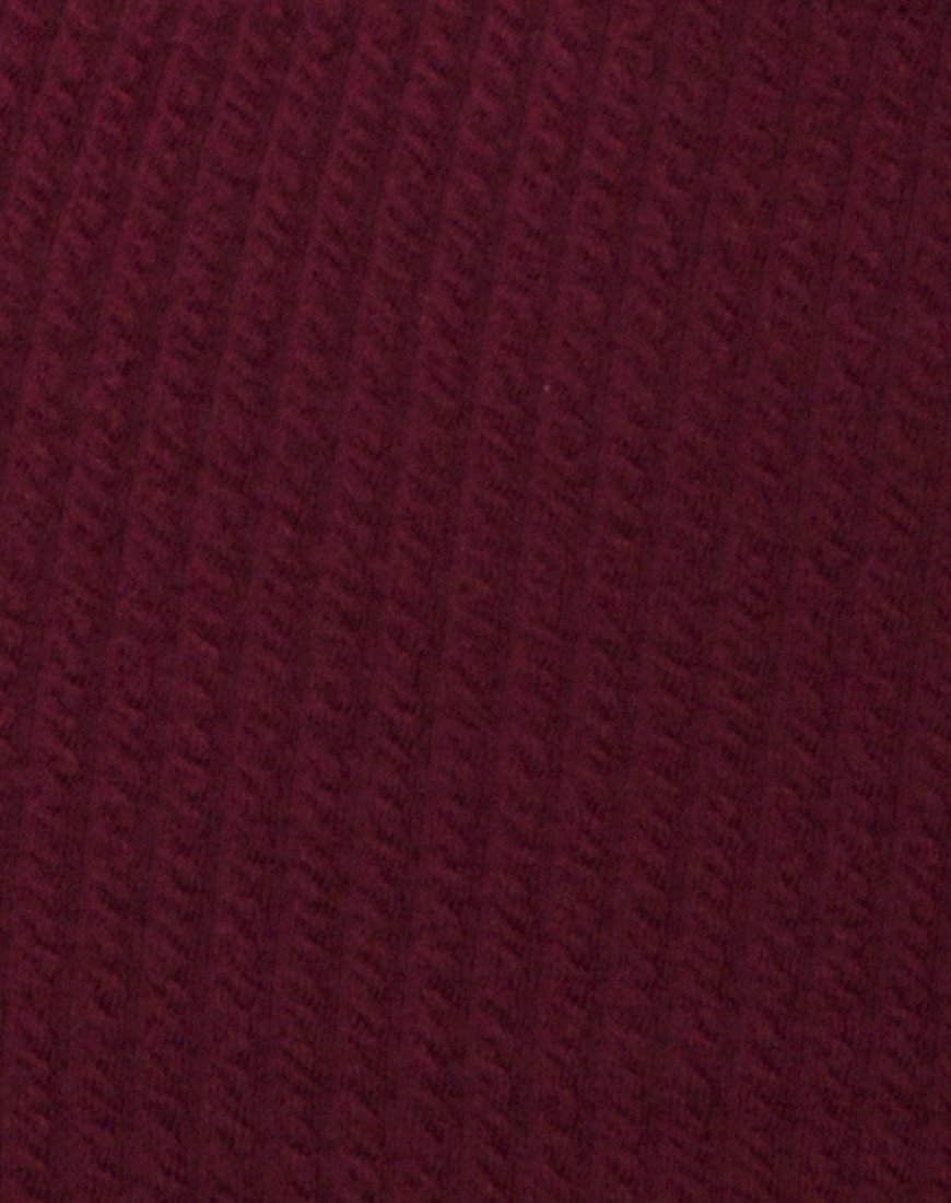 Afbeelding van Bliss Crop Top in Bourgondië