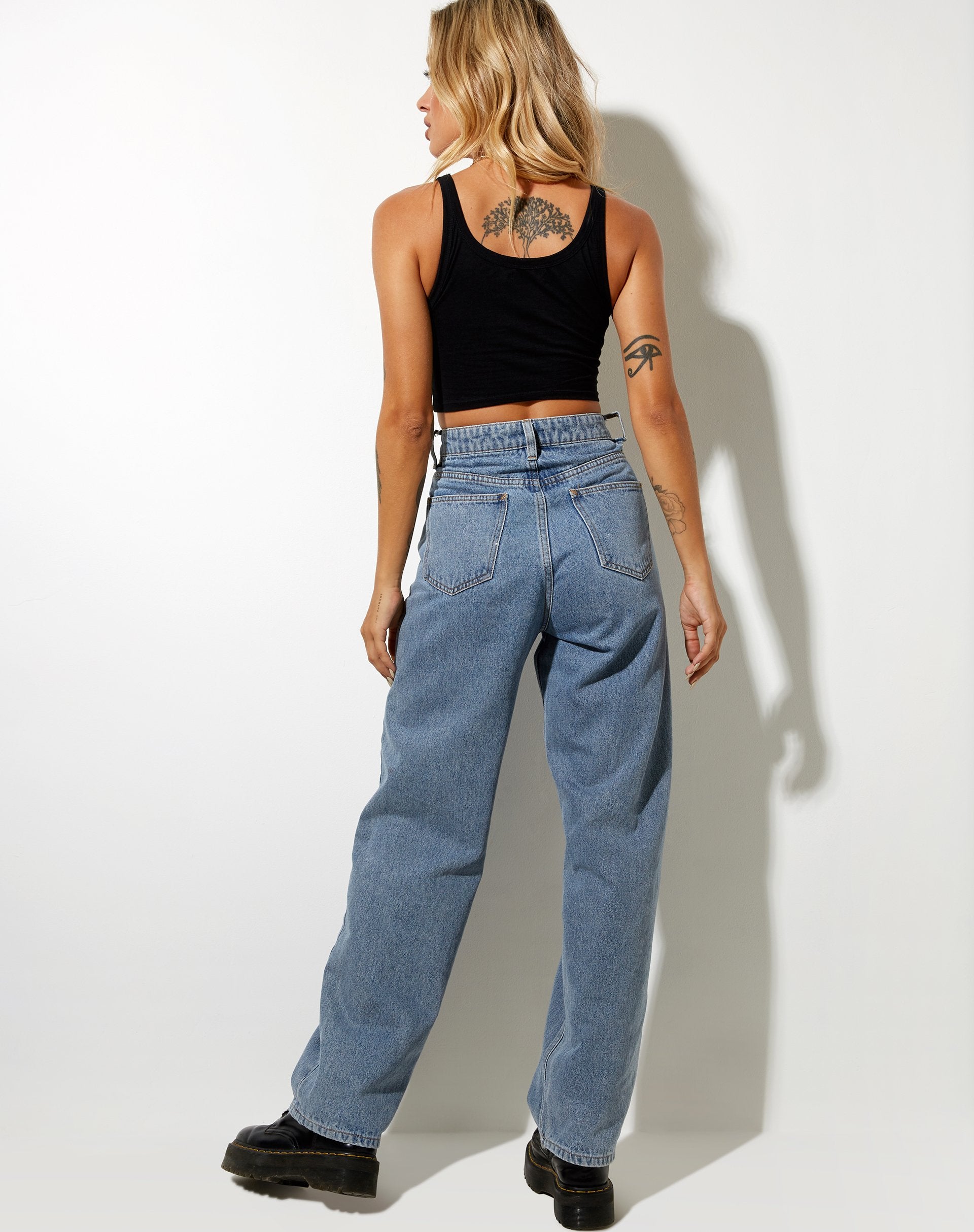 Afbeelding van Blois Crop Top in Lycra Zwart Paradise Embro