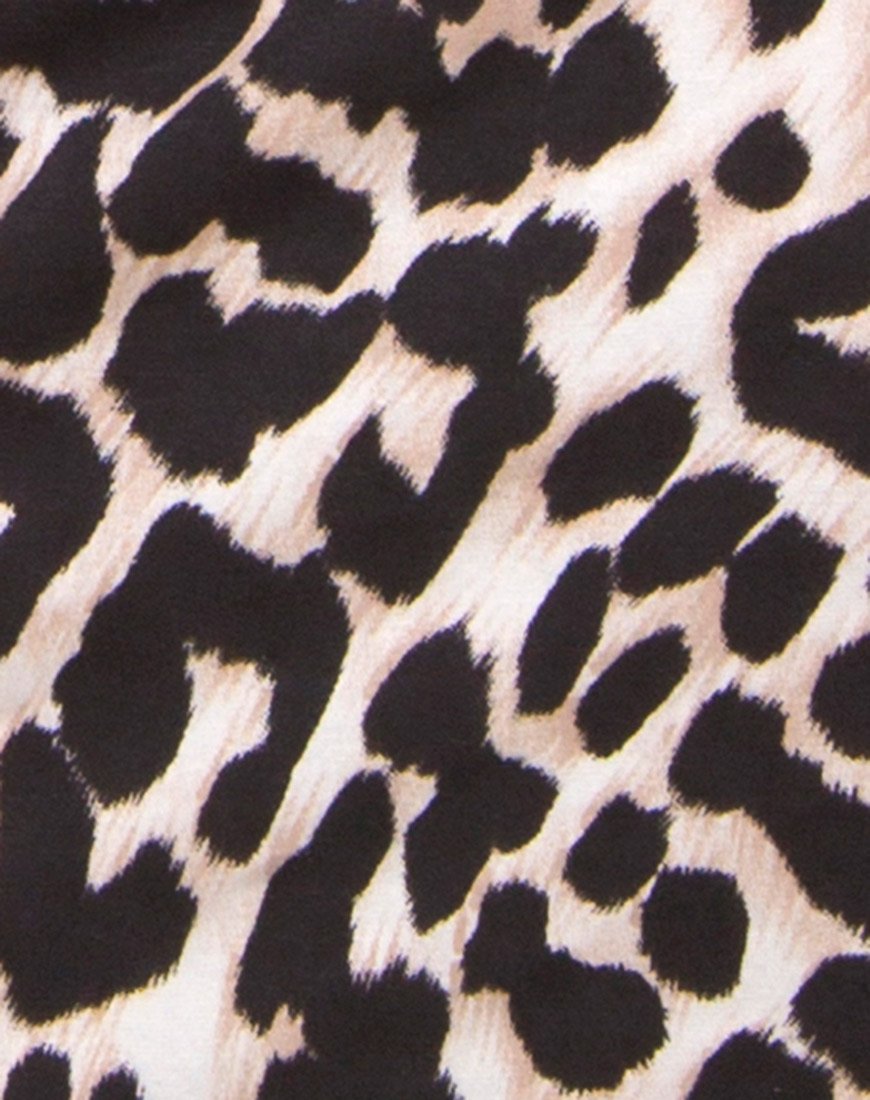 Afbeelding van Bobby Midi rok in oversized Jaguar