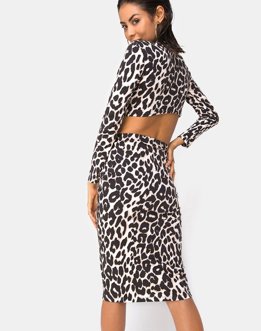 Bobby Midi rok in oversized Jaguar