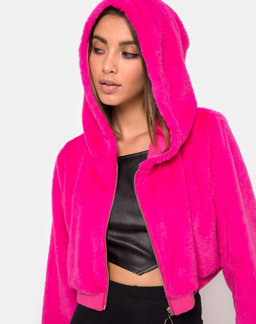 Afbeelding van Bomb Hoody in bontrits Magenta
