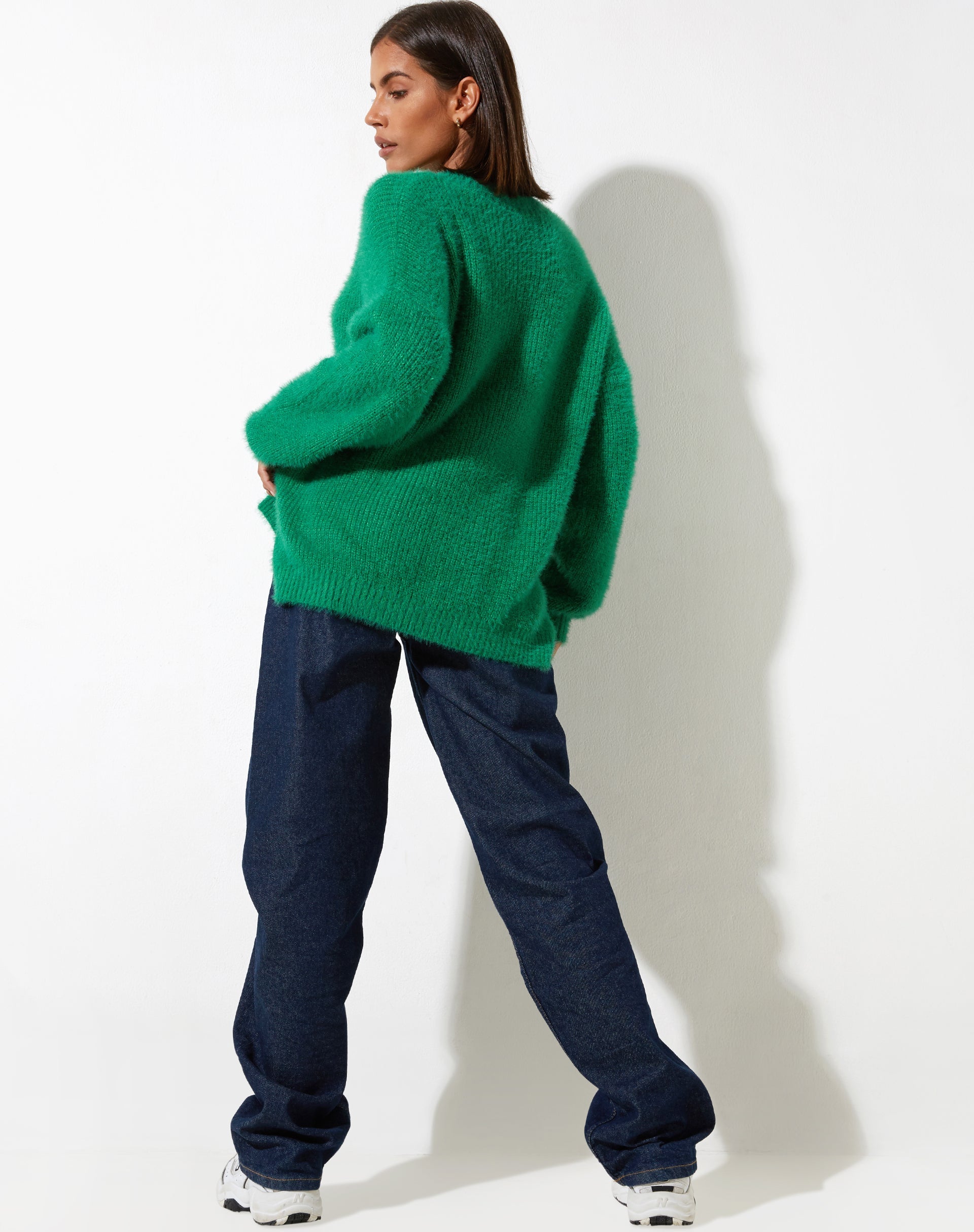 Afbeelding van Bondy Trui in gebreid Kelly green