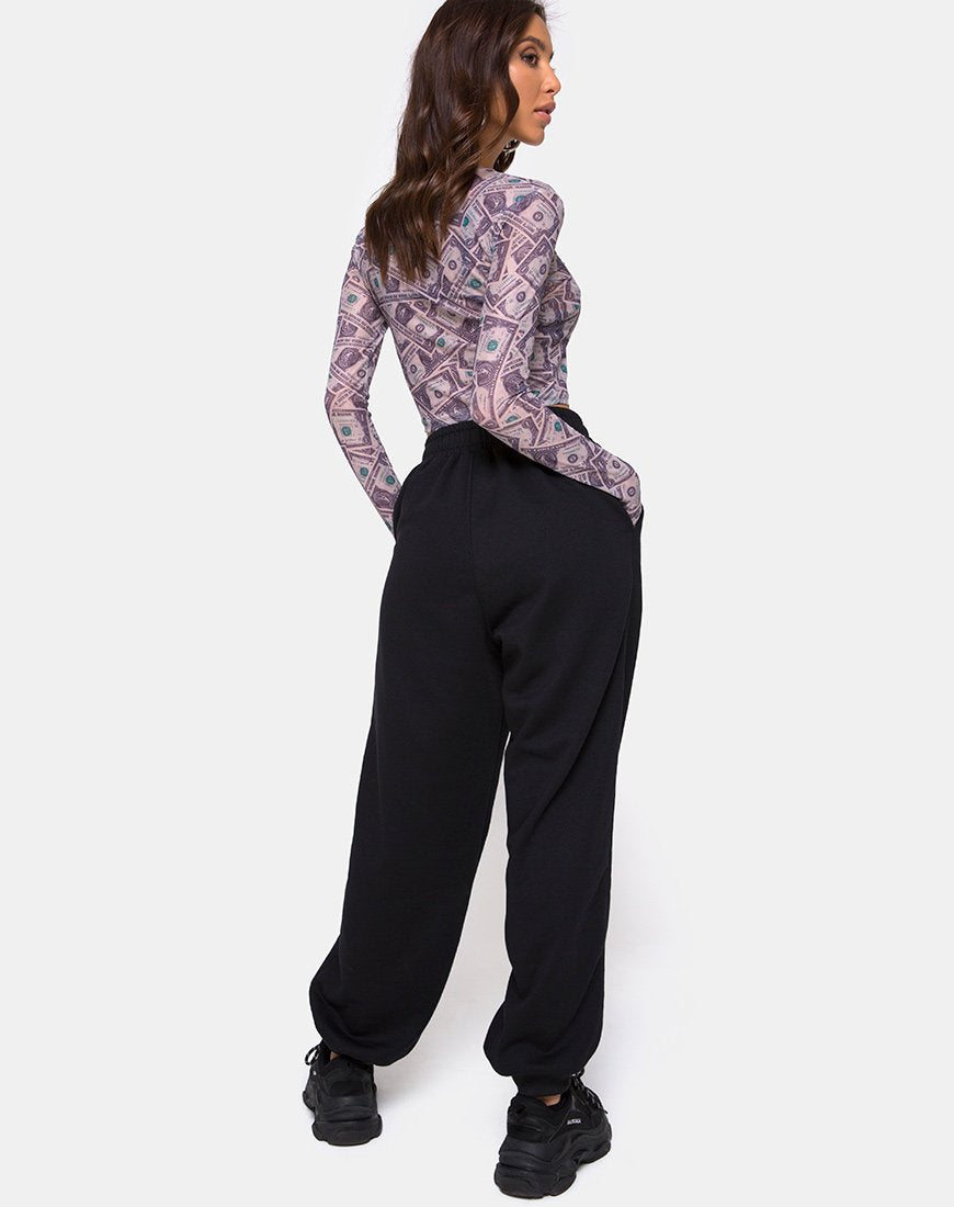 Afbeelding van Bonnie Crop Top in Dollar Bill