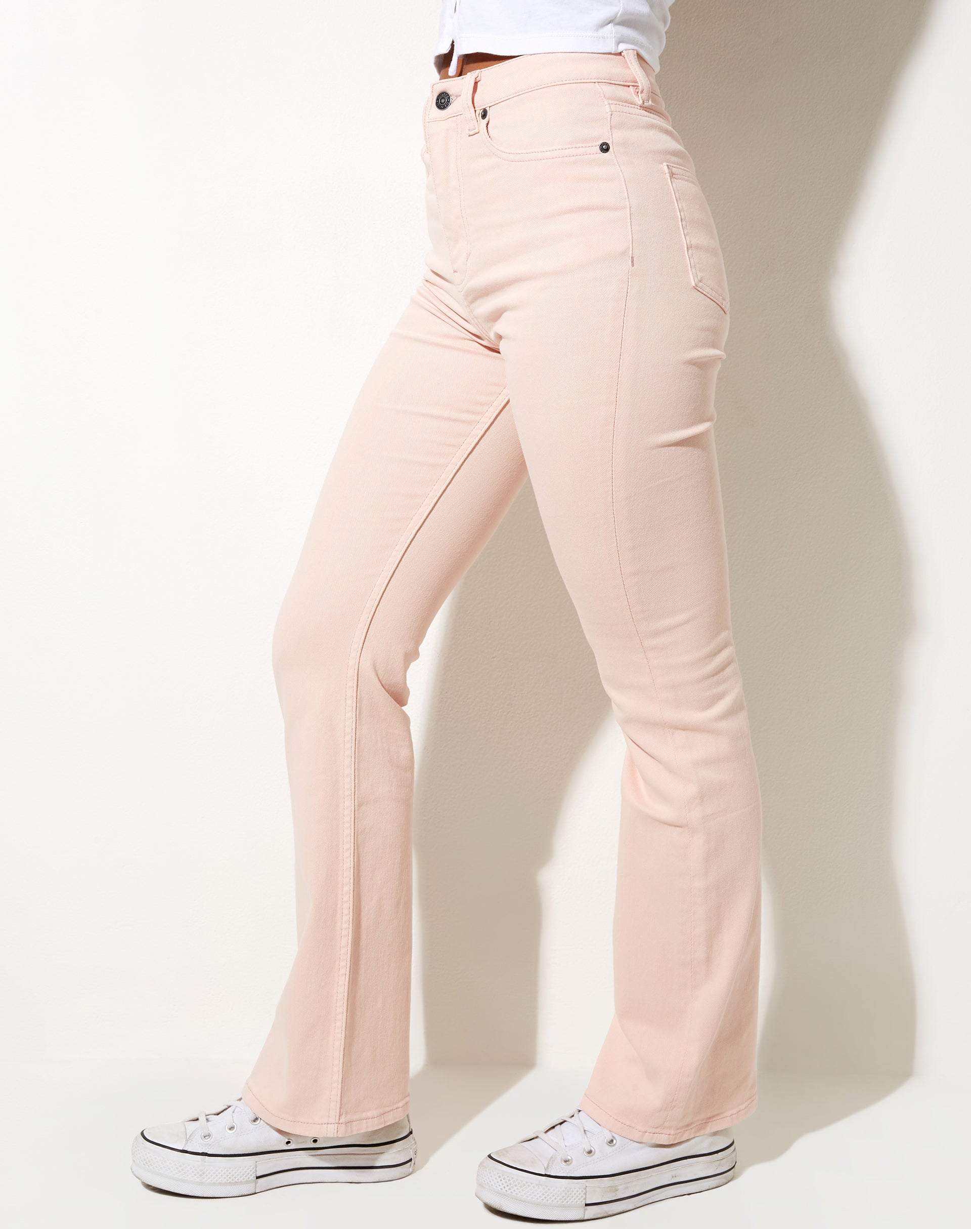 Afbeelding van Bootleg Jeans in Blush