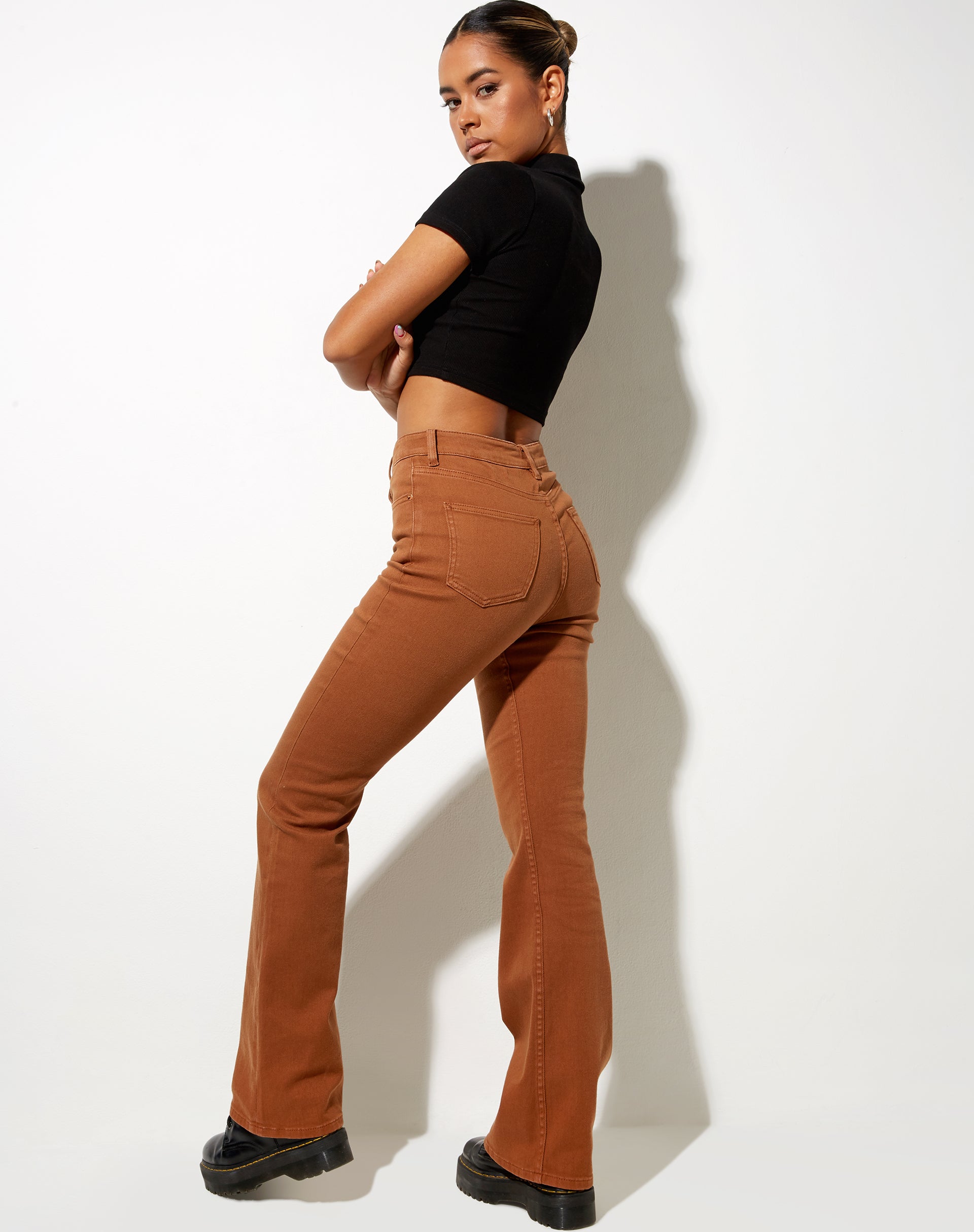 Afbeelding van Bootleg Jeans in Ginger