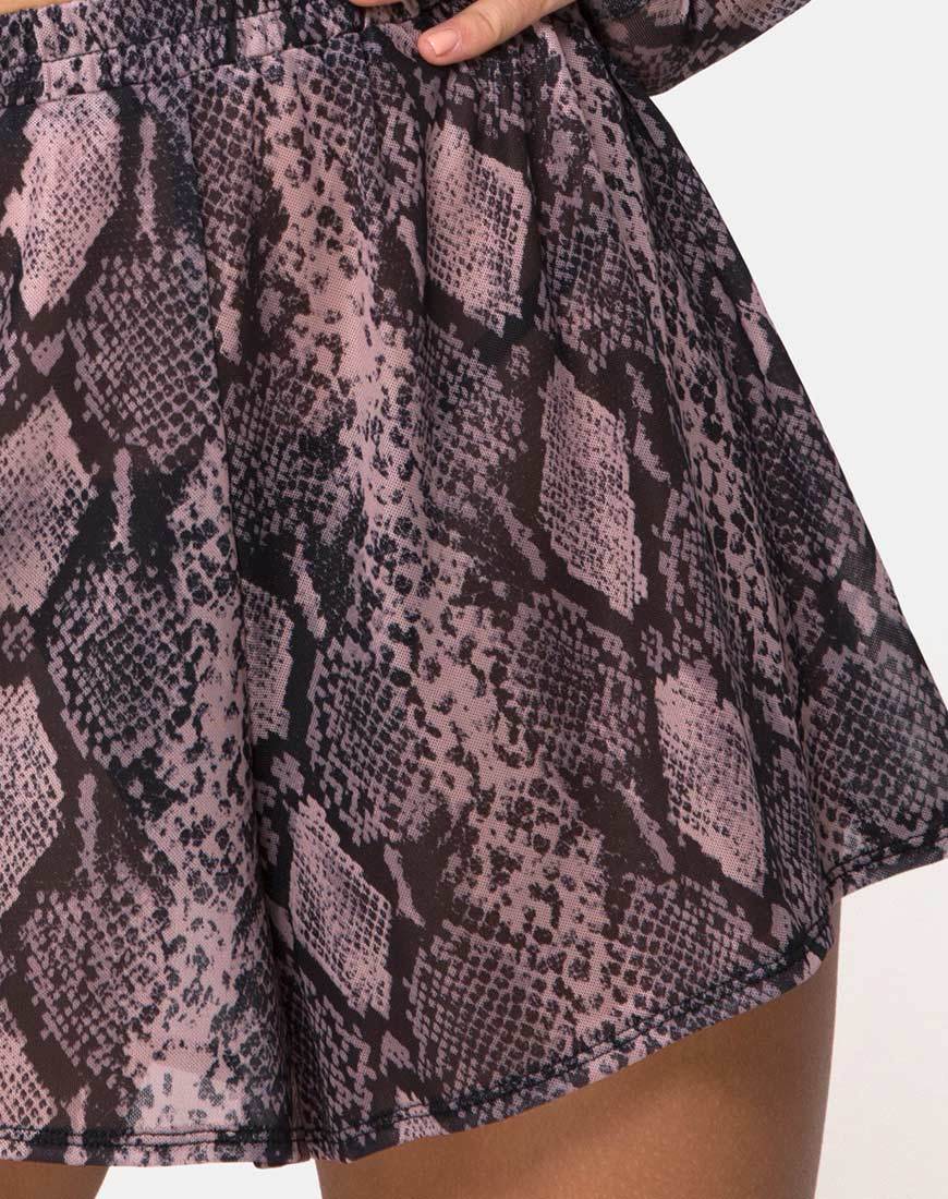 Afbeelding van Boris Short in Taupe Snake