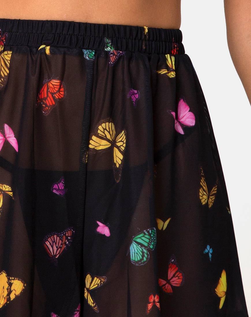 Afbeelding van Boris Short in Mesh Zwart Vlinder