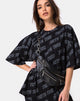 Afbeelding van Botec Oversize T-shirt in Tokio Tour Zwart
