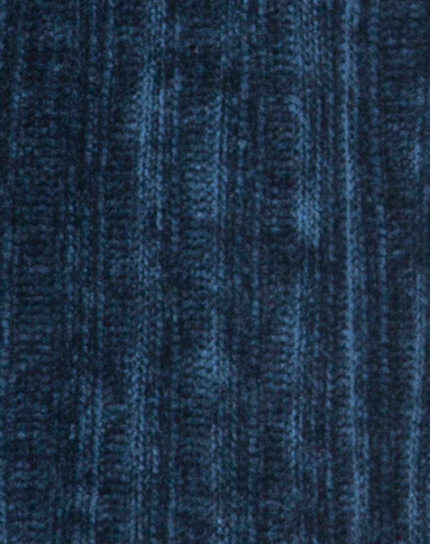 Afbeelding van Vriendjesvest in Chenille Blauw