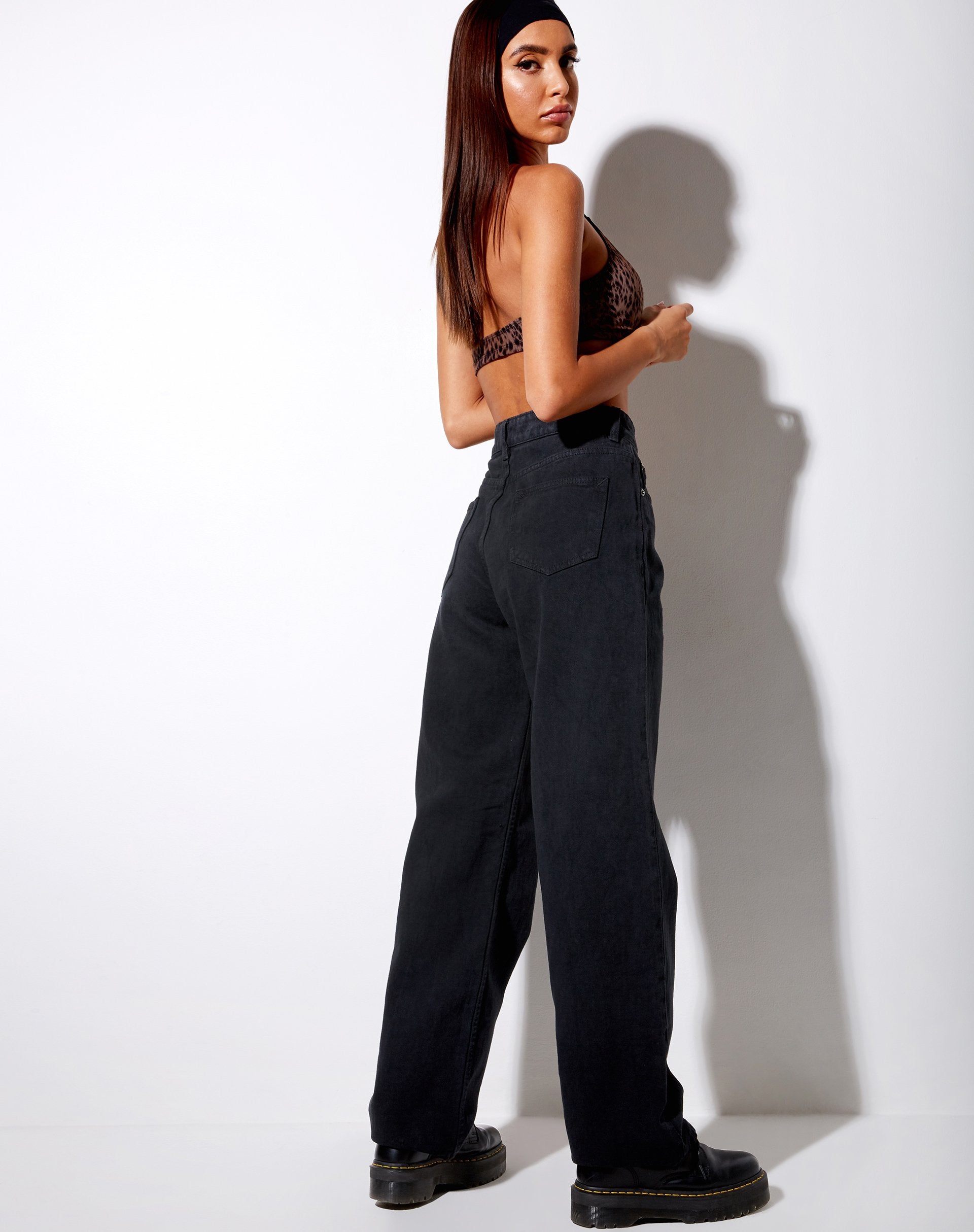 Afbeelding van boyfriend Jean in Black Wash