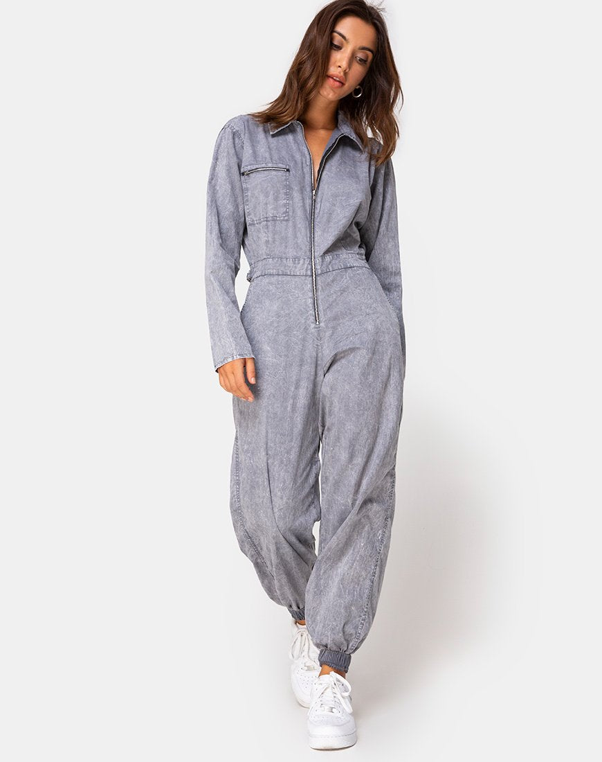 Afbeelding van Brody Boiler Suit in Stone Wash