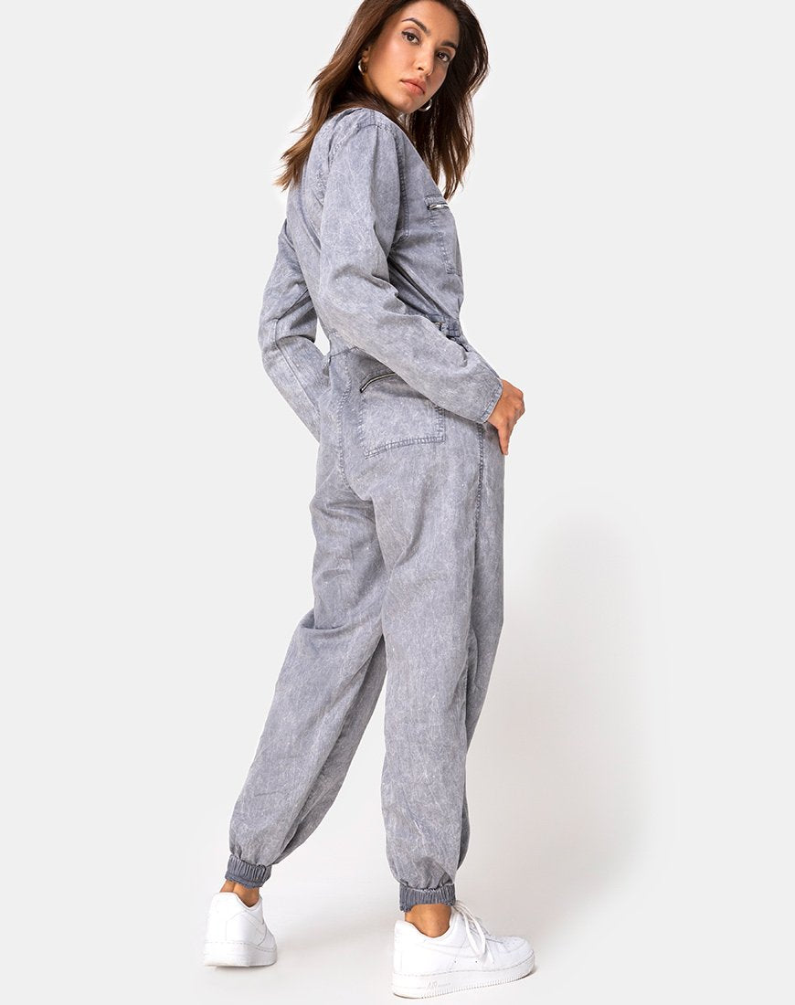 Afbeelding van Brody Boiler Suit in Stone Wash