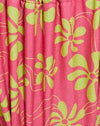  90s Strandachtige Bloemen Warm Roze