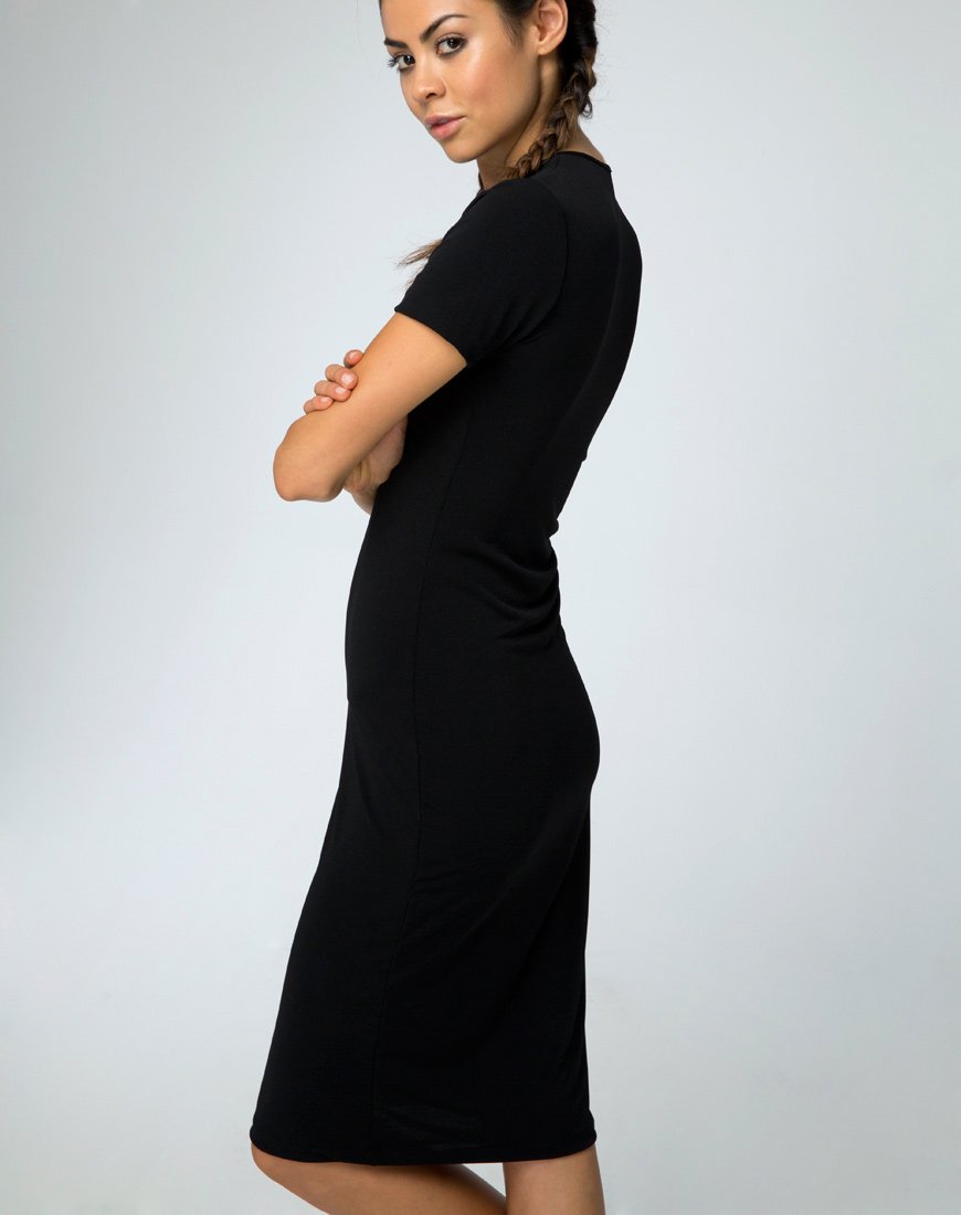 Callow Bodycon Dress in Zwart