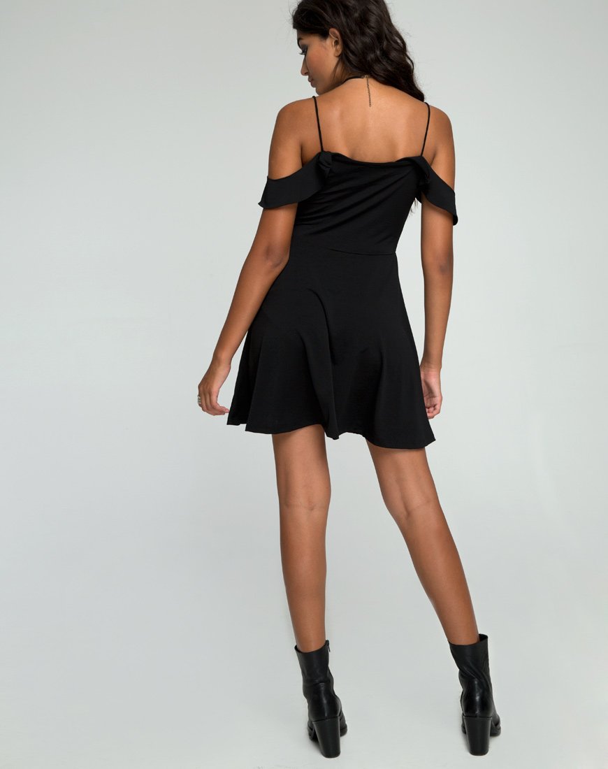 Afbeelding van Cannes Skater Dress in Zwart