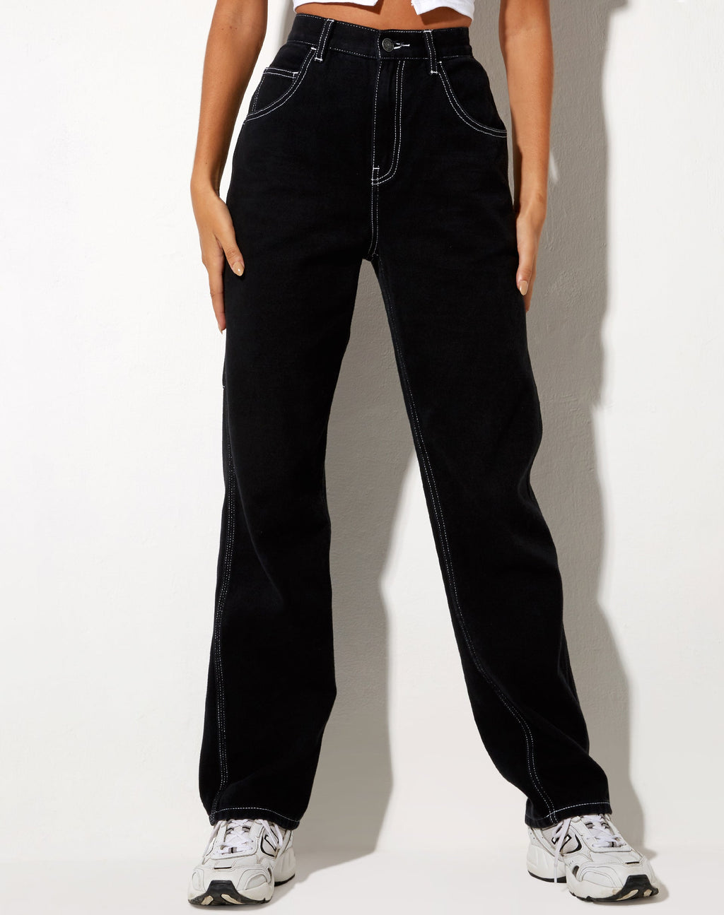 Carpenter Cargo Jeans in Zwart