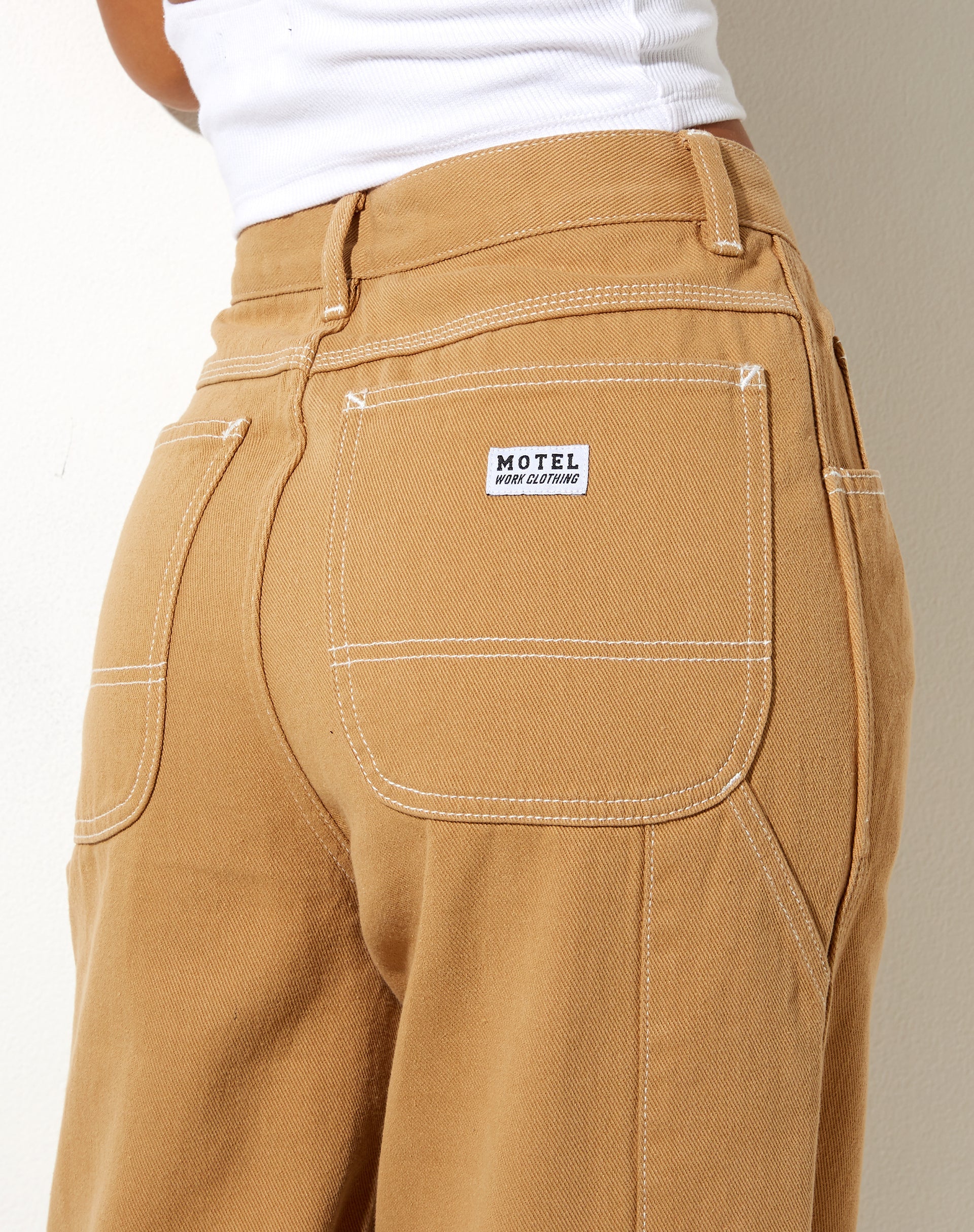 Afbeelding van Carpenter Parallel Jeans in Camel