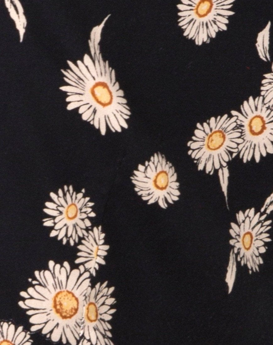 Afbeelding van Cavazza Crop Top in Grunge Daisy Floral