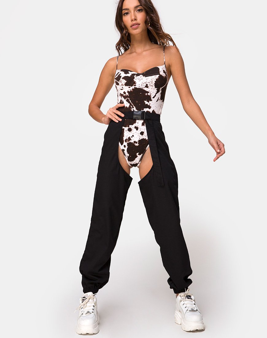 Jupo broek in zwart