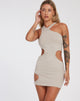 Afbeelding van Charlene Mini Dress in Kokosmelk