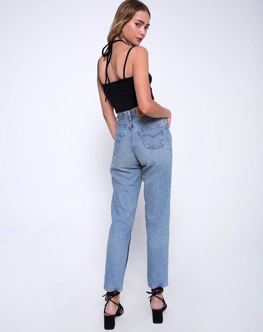 Afbeelding van Chateau Crop Top in Zwart