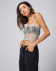 Afbeelding van Chesa Crop Top in Daisy Kant Pistache