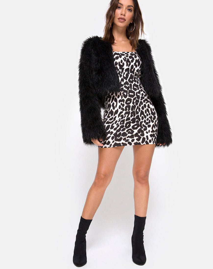 Afbeelding van Cinelle Bodycon Jurk in Oversized Jaguar