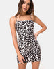Afbeelding van Cinelle Bodycon Jurk in Oversized Jaguar
