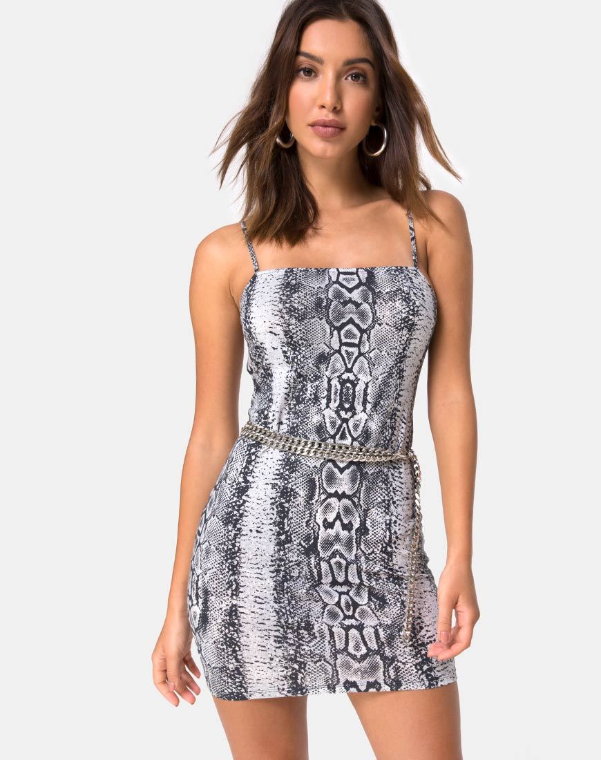 Afbeelding van Cinelle Bodycon Jurk in Slang