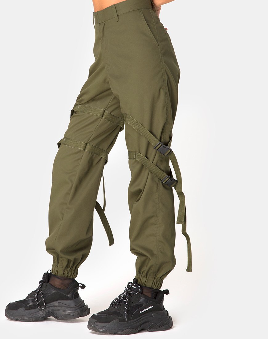 Afbeelding van Clive Broek in Khaki Boor