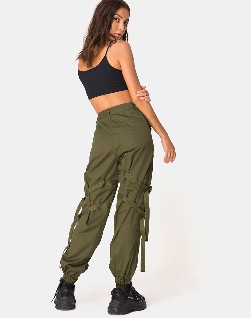 Afbeelding van Clive Broek in Khaki Boor