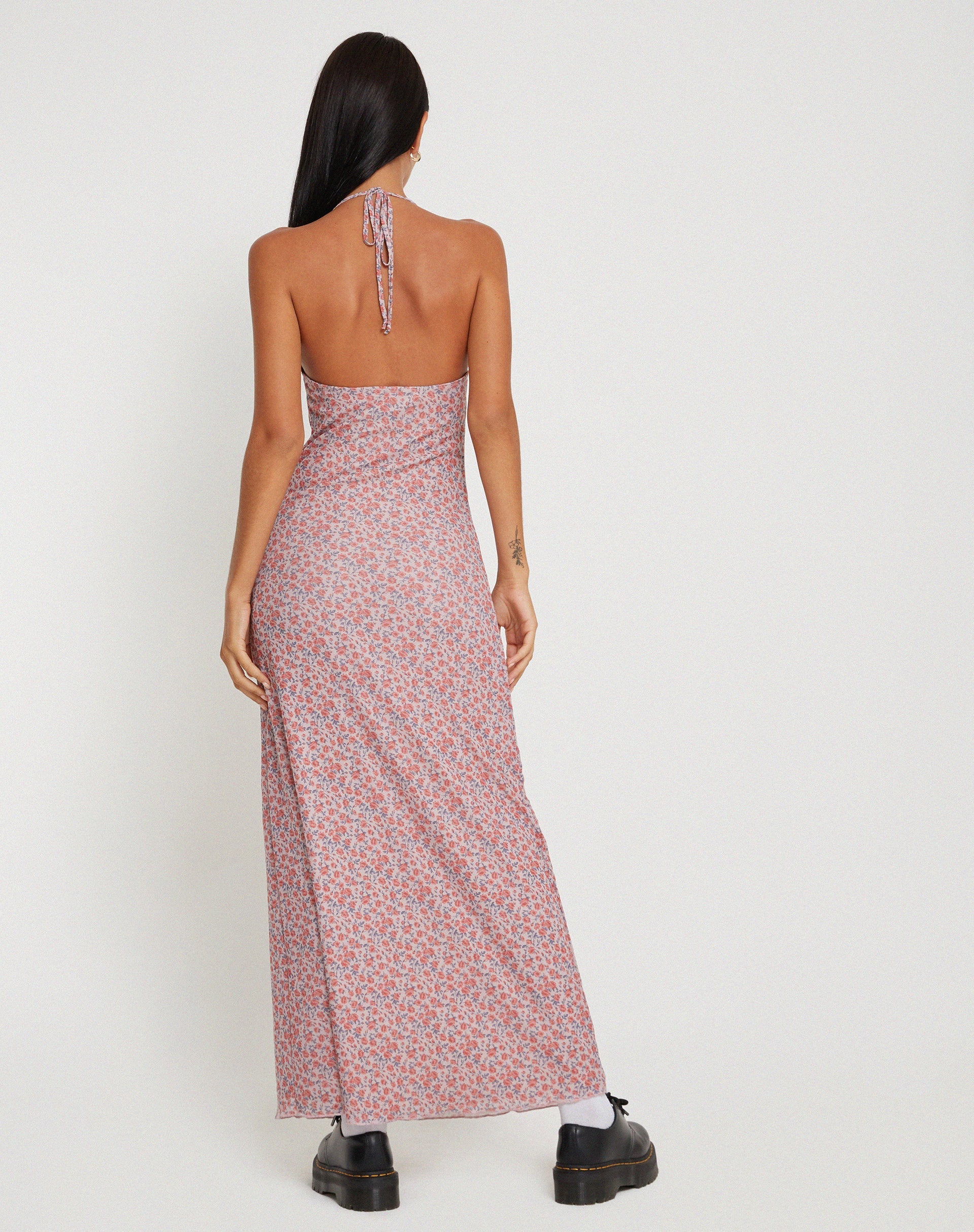 Afbeelding van Clovita Maxi Dress in Lenteroze Stoffig Roze